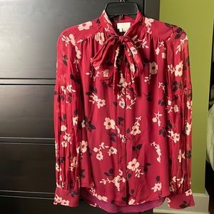 Kate Spade long sleeve blouse